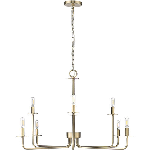 Marceline 8 Light 37.85 inch Modern Gold Chandelier Ceiling Light